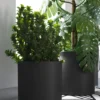 macetaRotomoldeoCilindroN30Negro Jardin Haus | Maceta Cilindro Rotomoldeo N30 - Negro