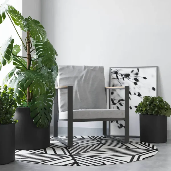 macetaRotomoldeoCilindroN30Negro3 Jardin Haus | Maceta Cilindro Rotomoldeo N30 - Negro
