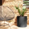 macetaRotomoldeoCilindroN40Negro1 Jardin Haus | Maceta Cilindro Rotomoldeo N40 - Negro