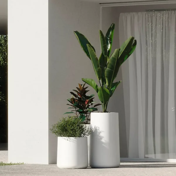 Jardin Haus | Maceta Gota Rotomoldeo - Blanco Jardin Haus | Maceta Gota Rotomoldeo - Blanco
