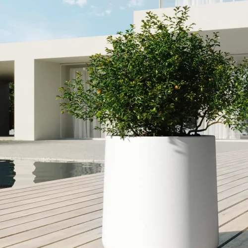 Jardin Haus | Maceta Gota Rotomoldeo N40 - Blanco Jardin Haus | Maceta Gota Rotomoldeo N40 - Blanco