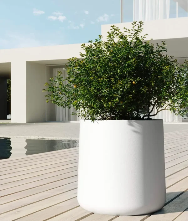 Jardin Haus | Maceta Gota Rotomoldeo N40 - Blanco Jardin Haus | Maceta Gota Rotomoldeo N40 - Blanco