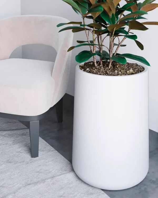 Jardin Haus | Maceta Gota Rotomoldeo N55 - Blanco Jardin Haus | Maceta Gota Rotomoldeo N55 - Blanco
