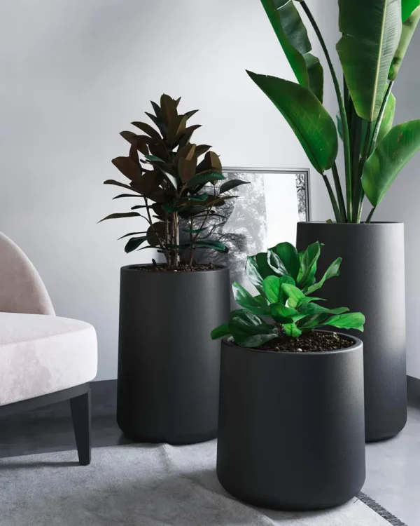 Jardin Haus | Maceta Gota Rotomoldeo - Negro Jardin Haus | Maceta Gota Rotomoldeo - Negro