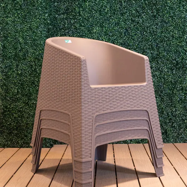 Jardin Haus | Sillón apilable Oasis - Capuchino Jardin Haus | Sillón apilable Oasis - Capuchino